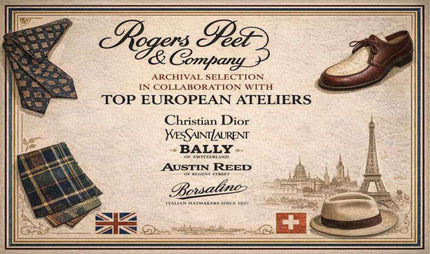 Le collaborazioni storiche di Rogers Peet Company
