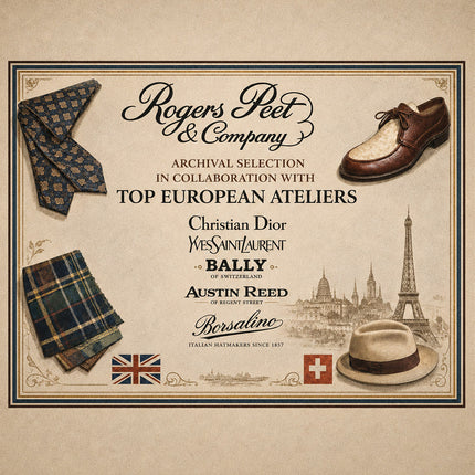 Rogers Peet Company: A History Preserved in Archives and Museums