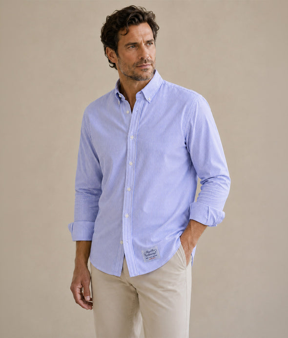 Shirt Rogers Peet Company Blue Stripes