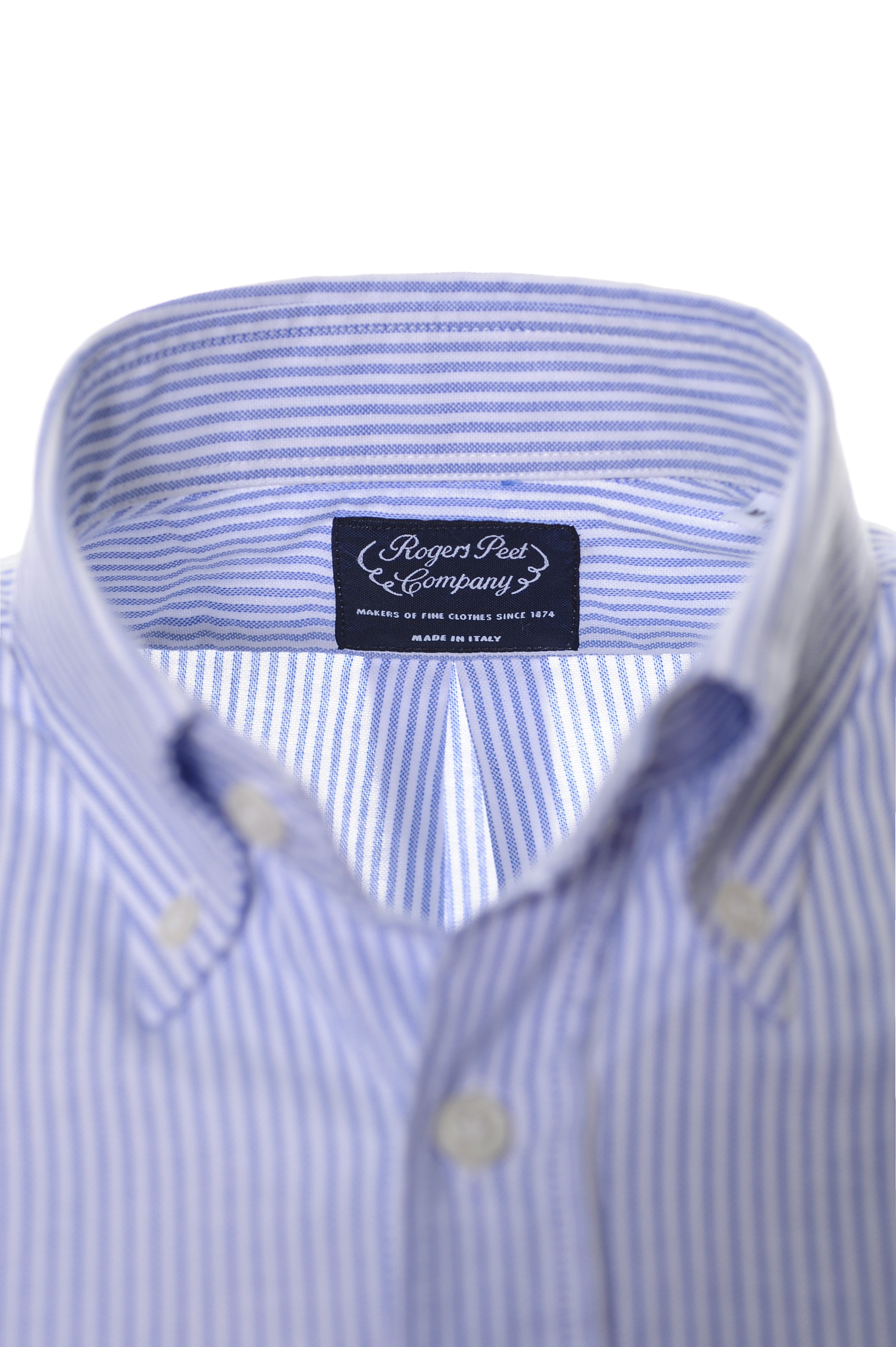 Shirt Rogers Peet Company Blue Stripes