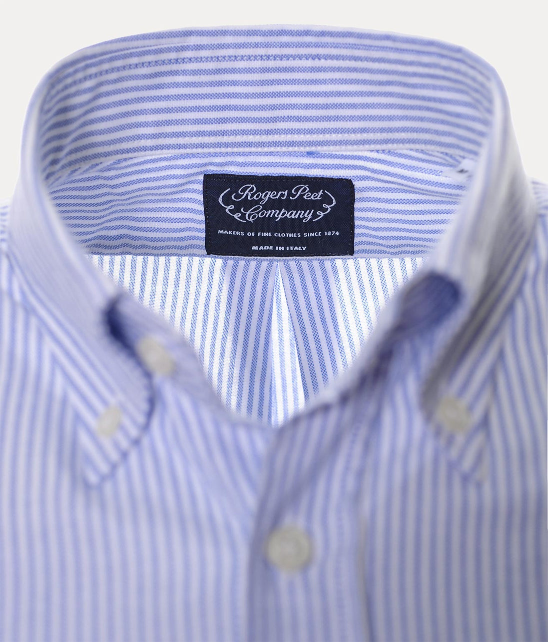 Shirt Rogers Peet Company Blue Stripes