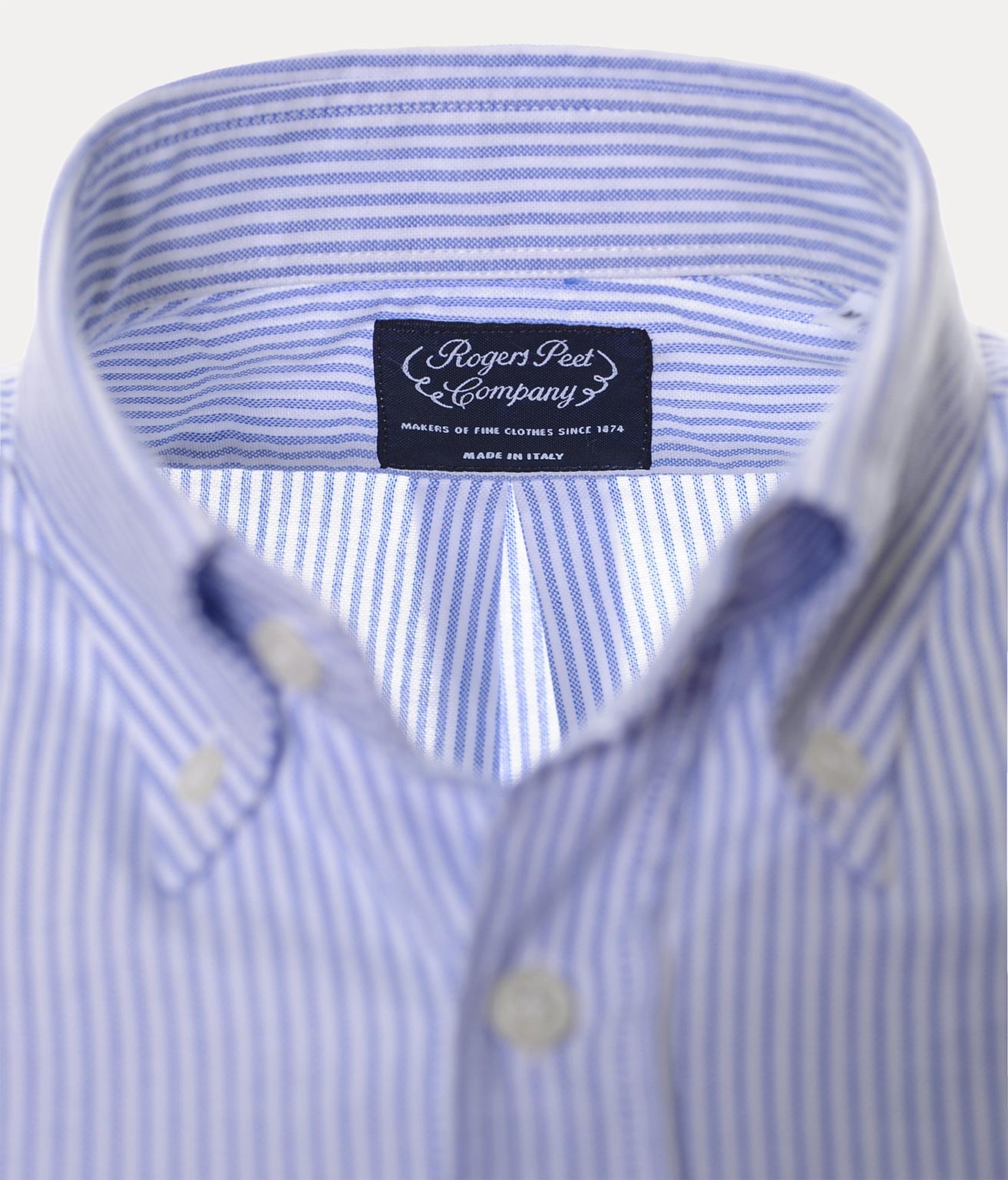 Shirt Rogers Peet Company Blue Stripes