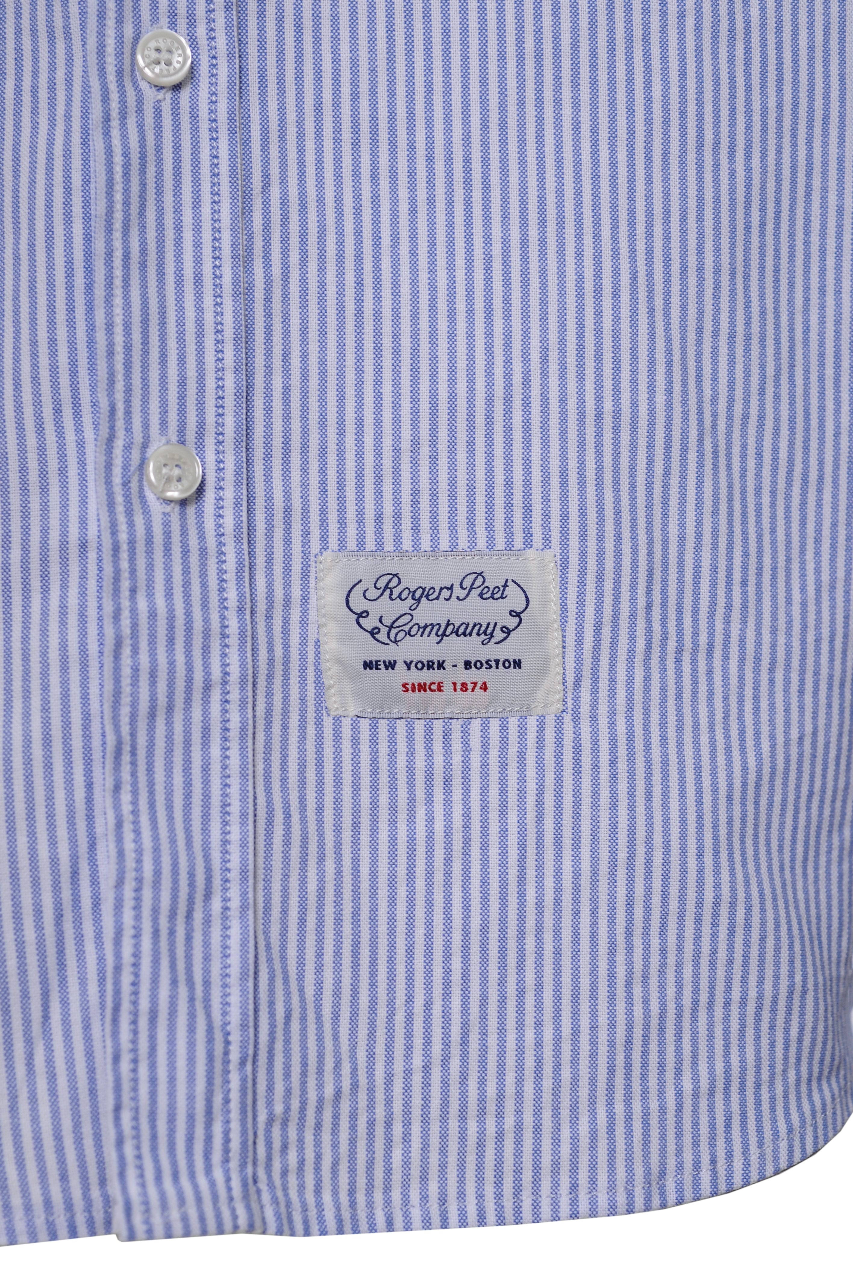 Shirt Rogers Peet Company Blue Stripes