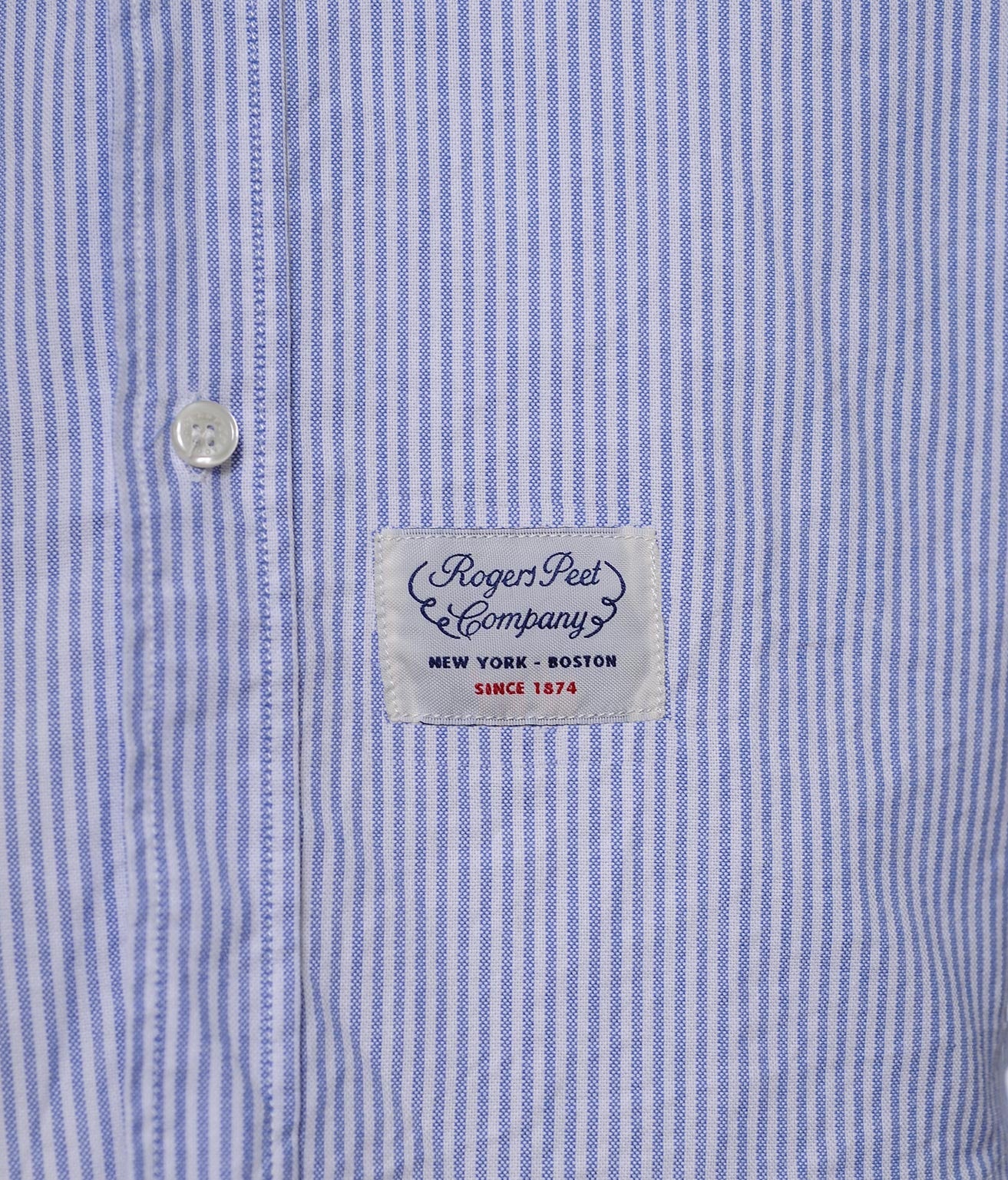 Shirt Rogers Peet Company Blue Stripes