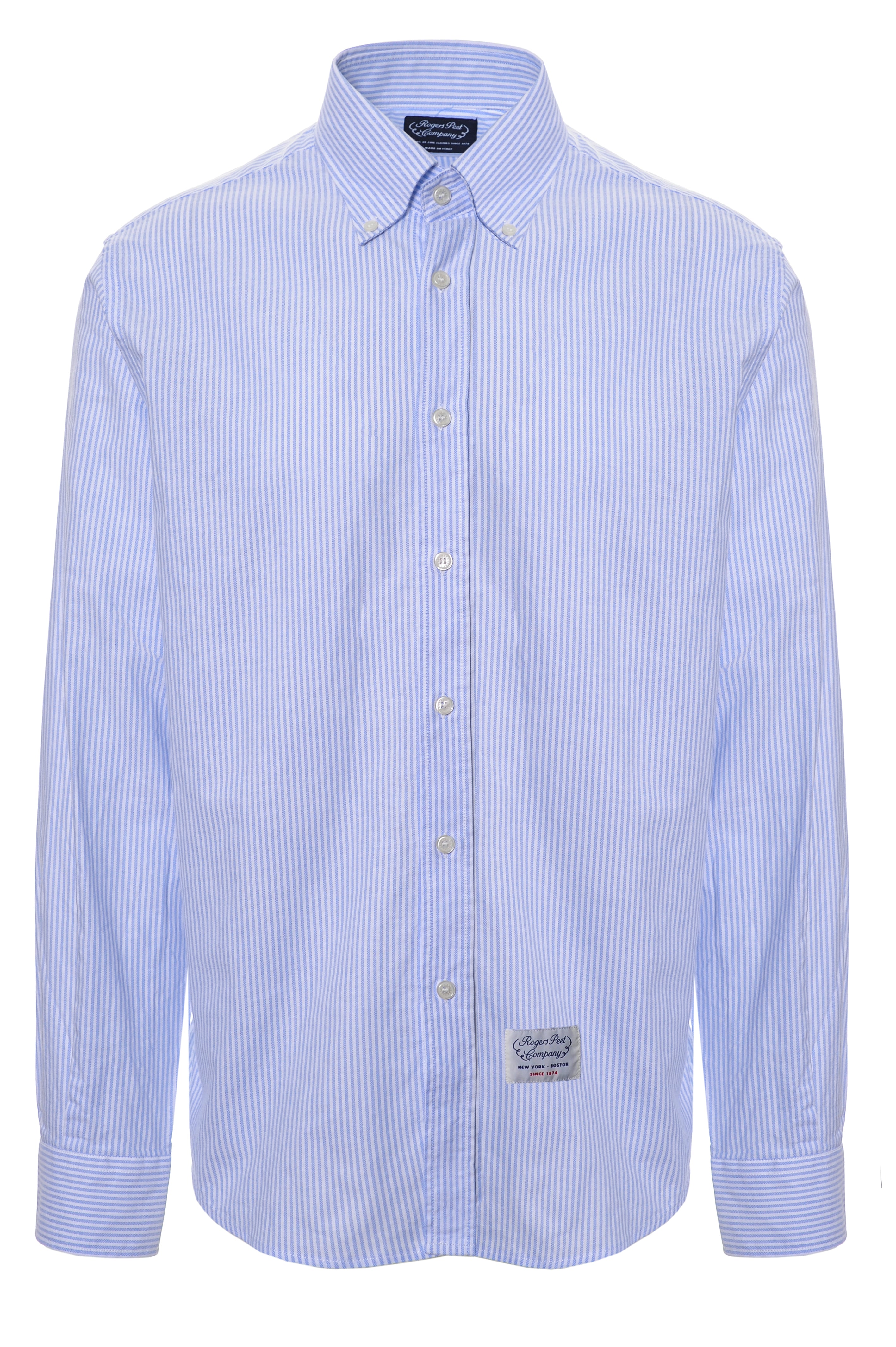 Shirt Rogers Peet Company Light Blue Stripes