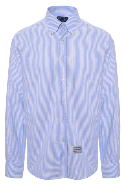Shirt Rogers Peet Company Light Blue Stripes