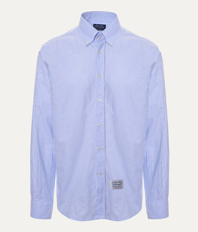Shirt Rogers Peet Company Light Blue Stripes