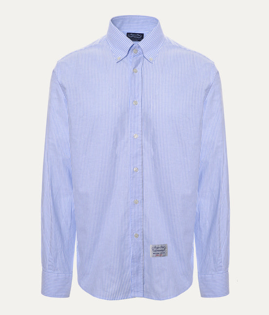 Shirt Rogers Peet Company Light Blue Stripes