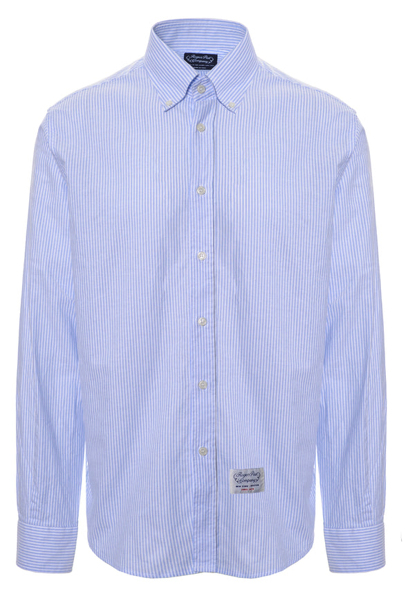 Shirt Rogers Peet Company Light Blue Stripes