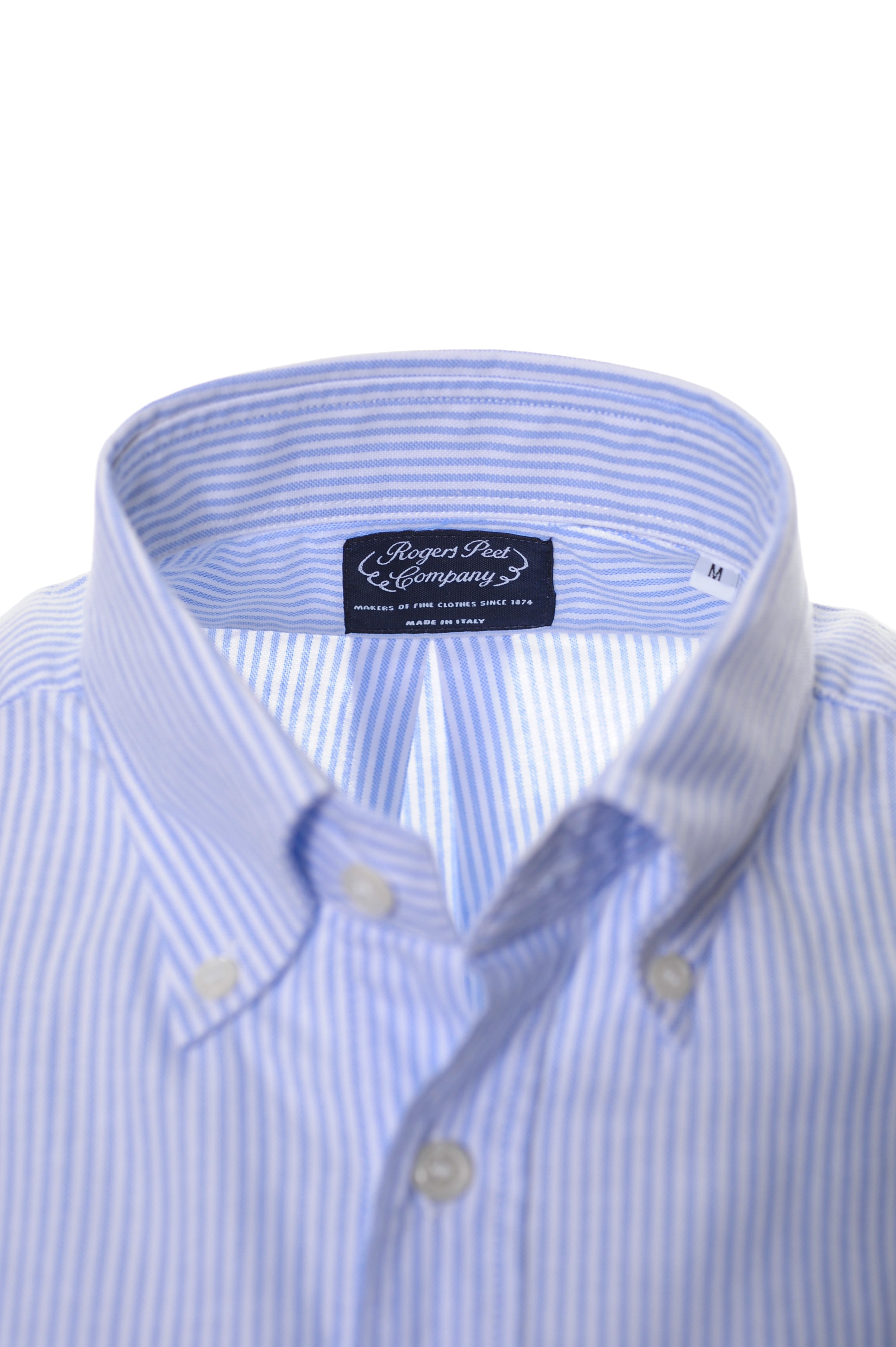 Shirt Rogers Peet Company Light Blue Stripes