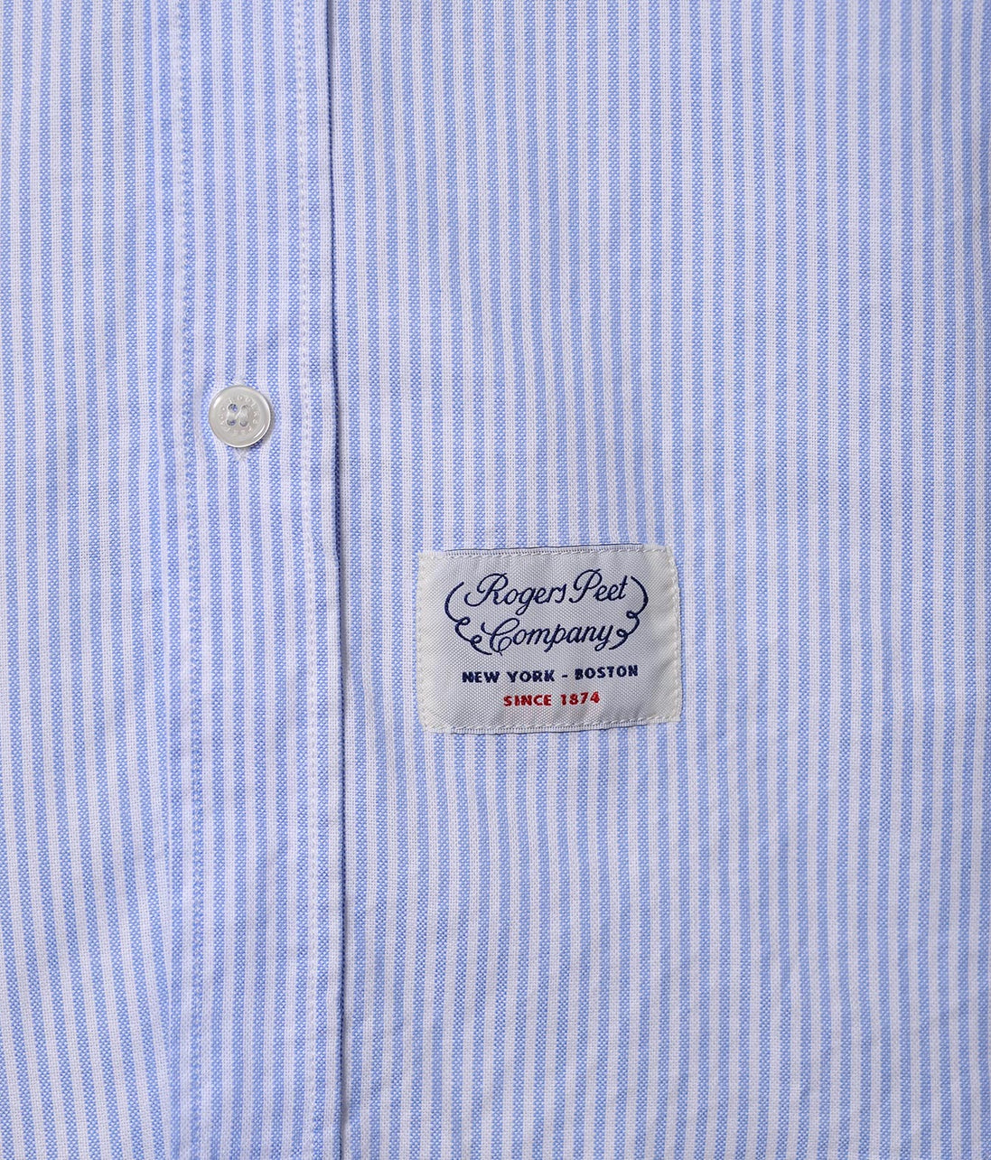 Shirt Rogers Peet Company Light Blue Stripes