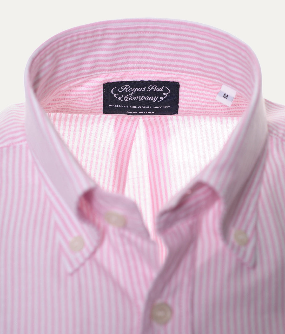 Shirt Rogers Peet Company Pink Stripes