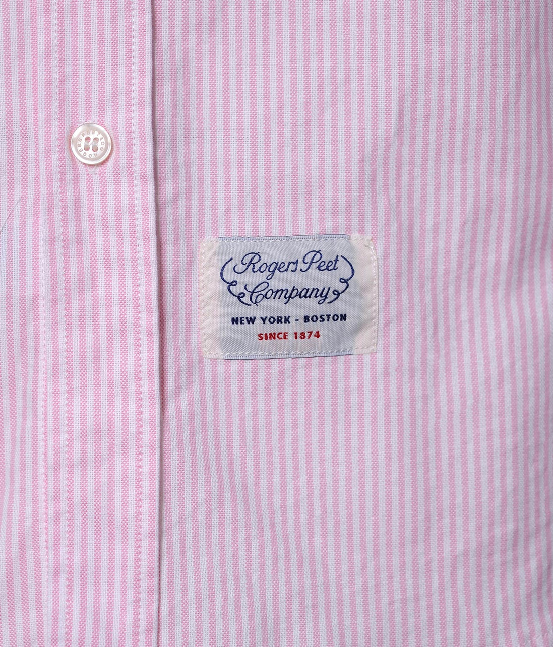 Shirt Rogers Peet Company Pink Stripes