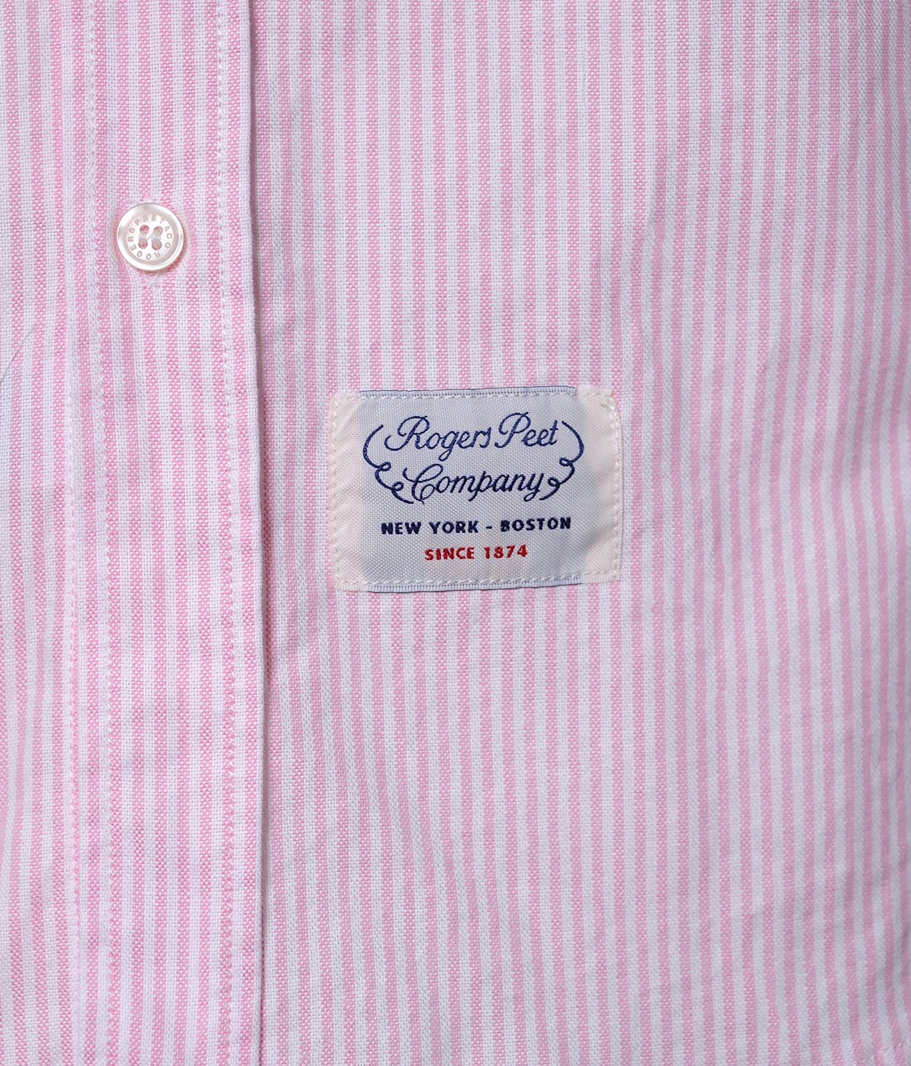 Shirt Rogers Peet Company Pink Stripes