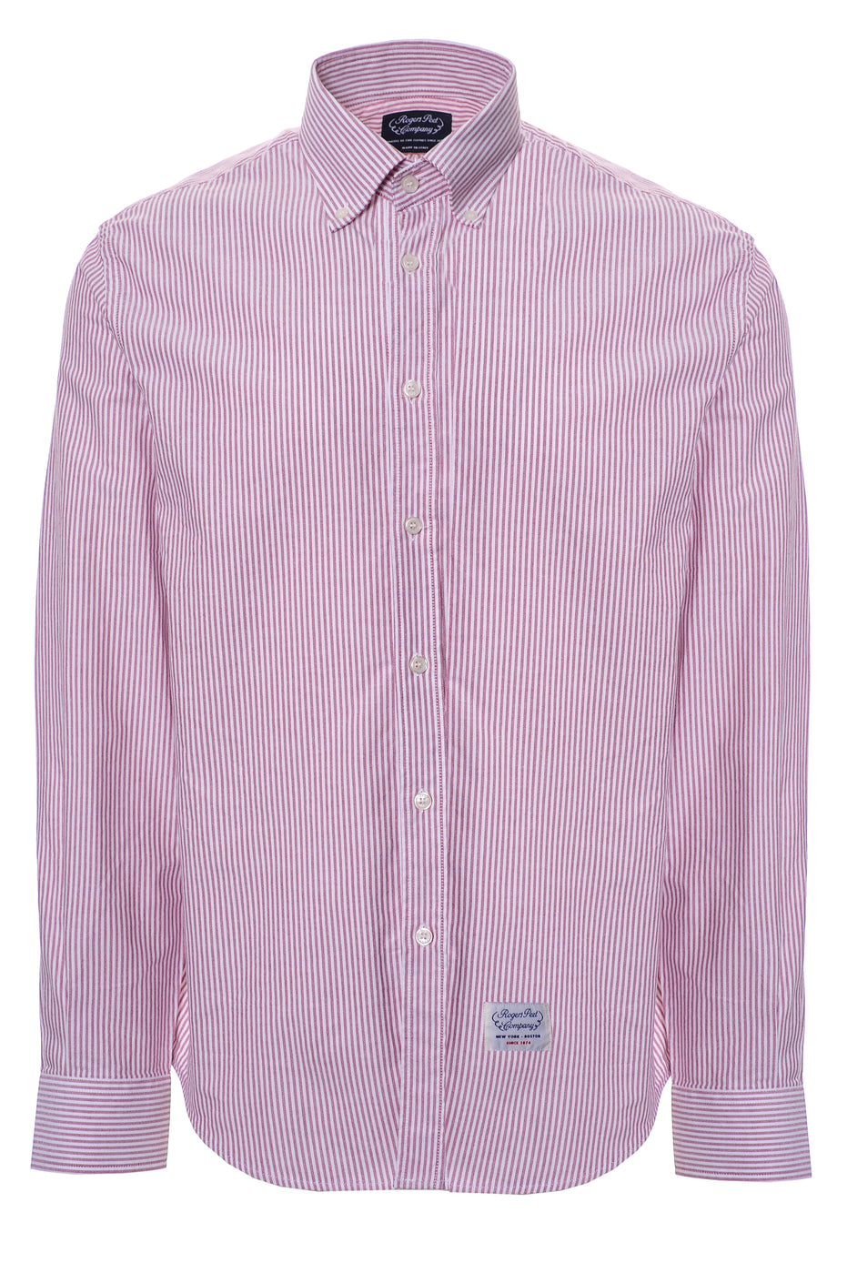 Shirt Rogers Peet Company Bordeaux Stripes