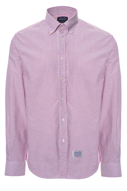 Shirt Rogers Peet Company Bordeaux Stripes