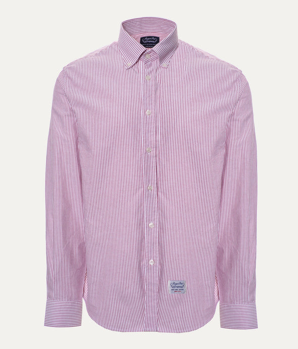 Shirt Rogers Peet Company Bordeaux Stripes