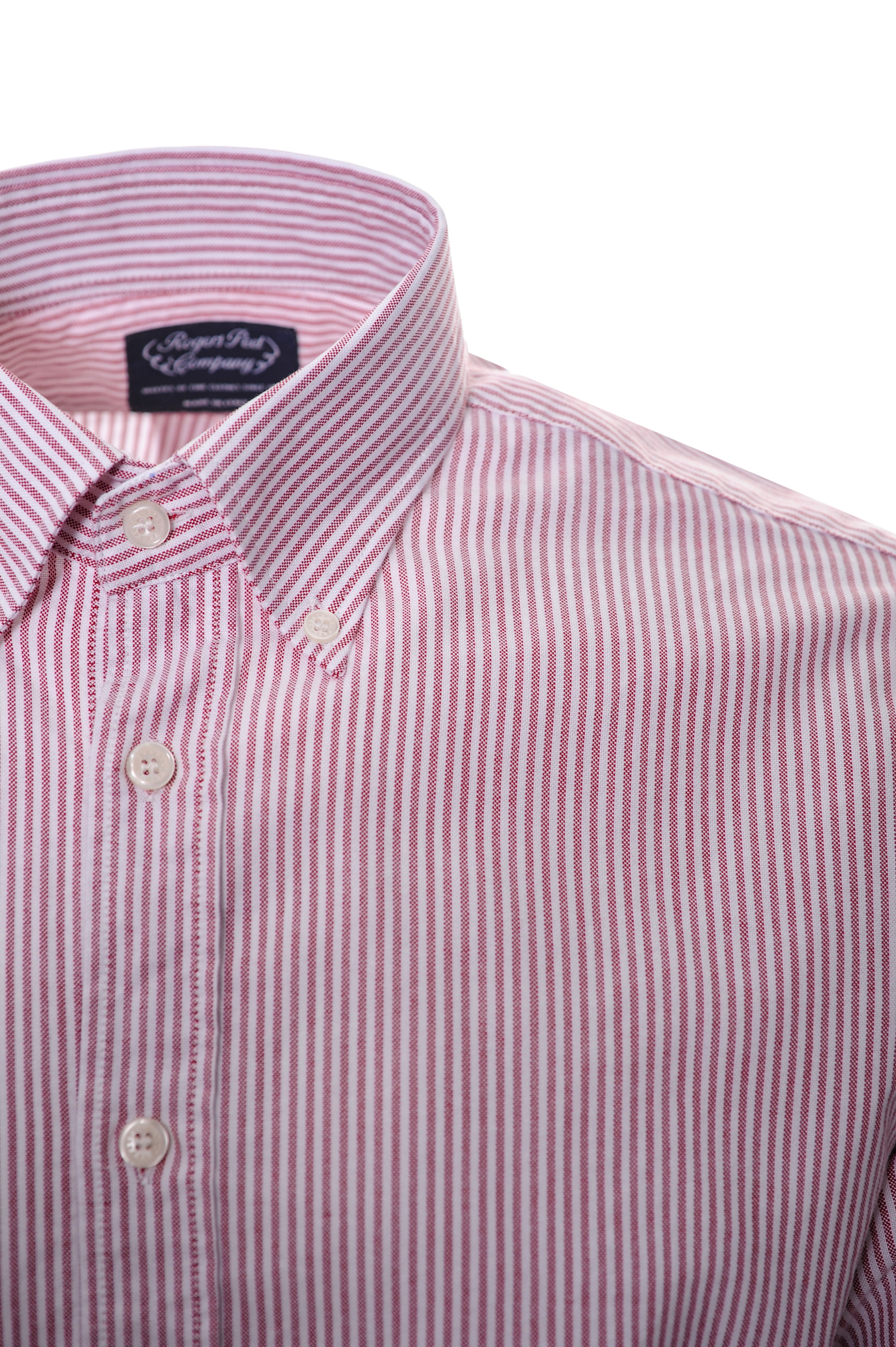 Shirt Rogers Peet Company Bordeaux Stripes