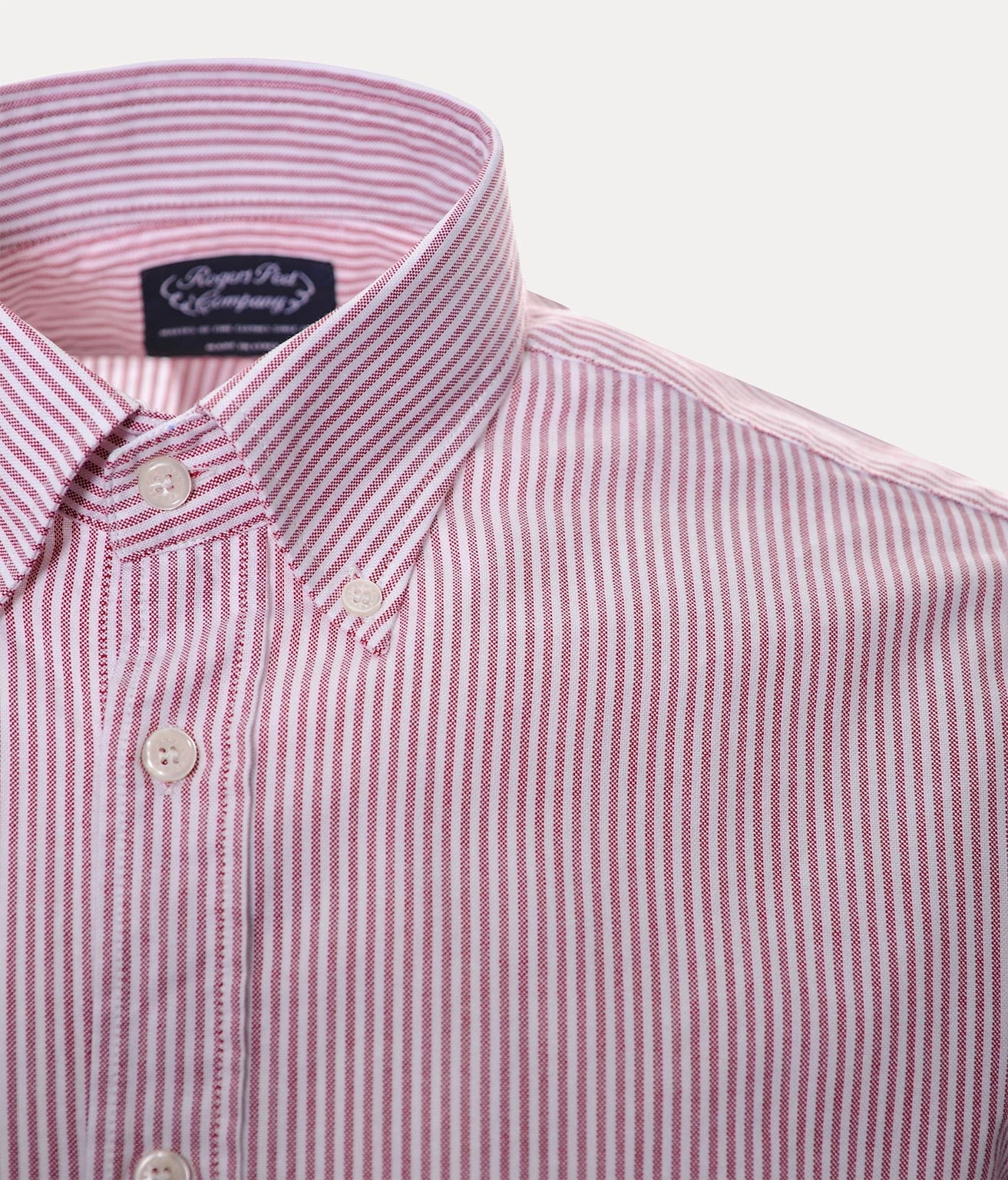 Shirt Rogers Peet Company Bordeaux Stripes