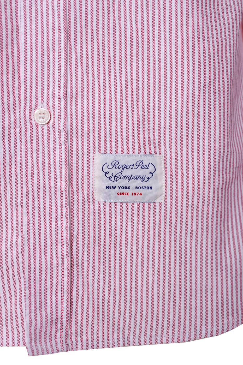 Shirt Rogers Peet Company Bordeaux Stripes