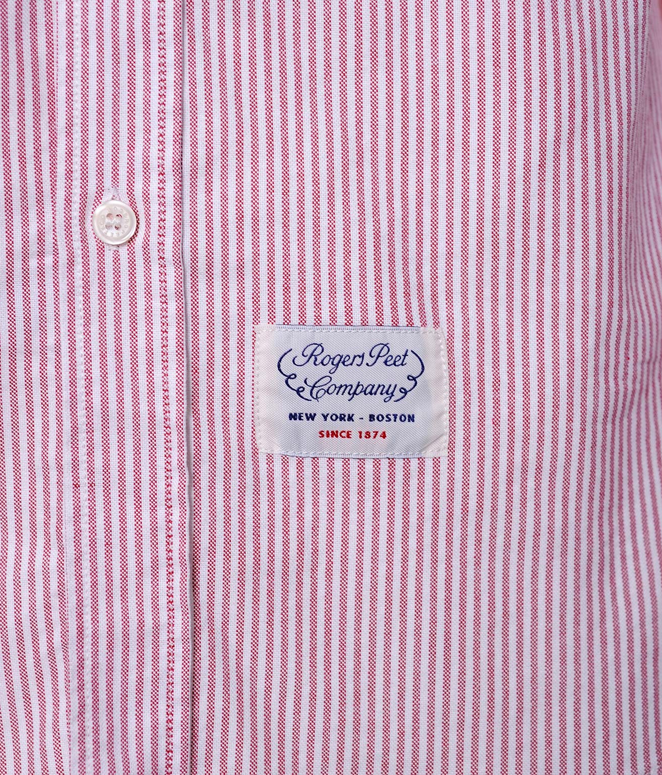Shirt Rogers Peet Company Bordeaux Stripes