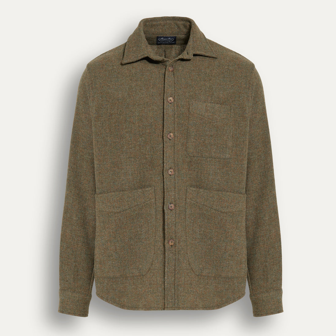 Shetland Overshirt Sage