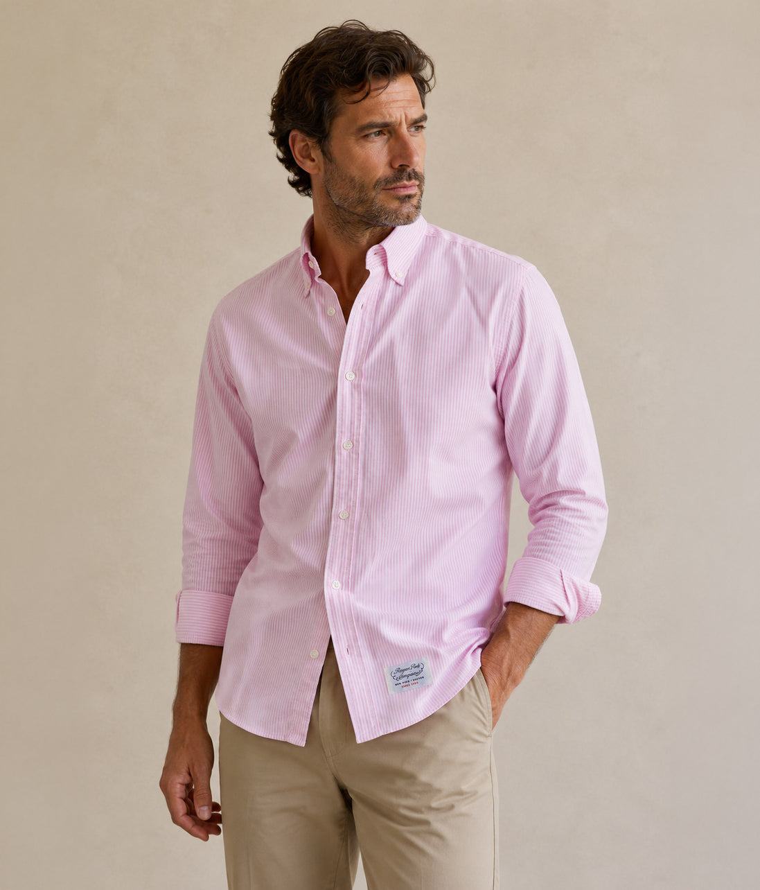 Shirt Rogers Peet Company Pink Stripes